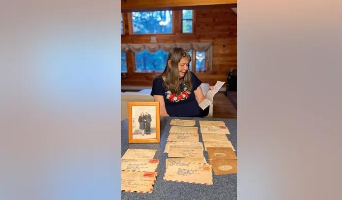 WWII love letters hidden behind wall in New York home delivered to family 80 years later