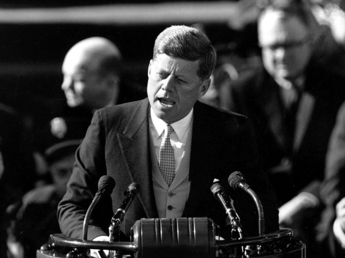 President John F. Kennedy delivered his inaugural address on Jan. 20, 1961.