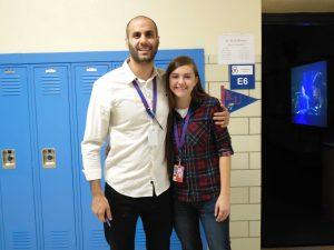 Nick Rivera has been chosen as the teacher of the week! He's been a spanish teacher for 2 years. He says "I really like teaching spanish and High school aged kids are my favorite. I also like being supportive, a mentor, and someone the kids feel like they can talk with.". A lot of traveling has made him more worldly and he wants to pass that on to his students as a Spanish teacher.