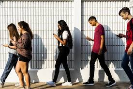 Teens walking 