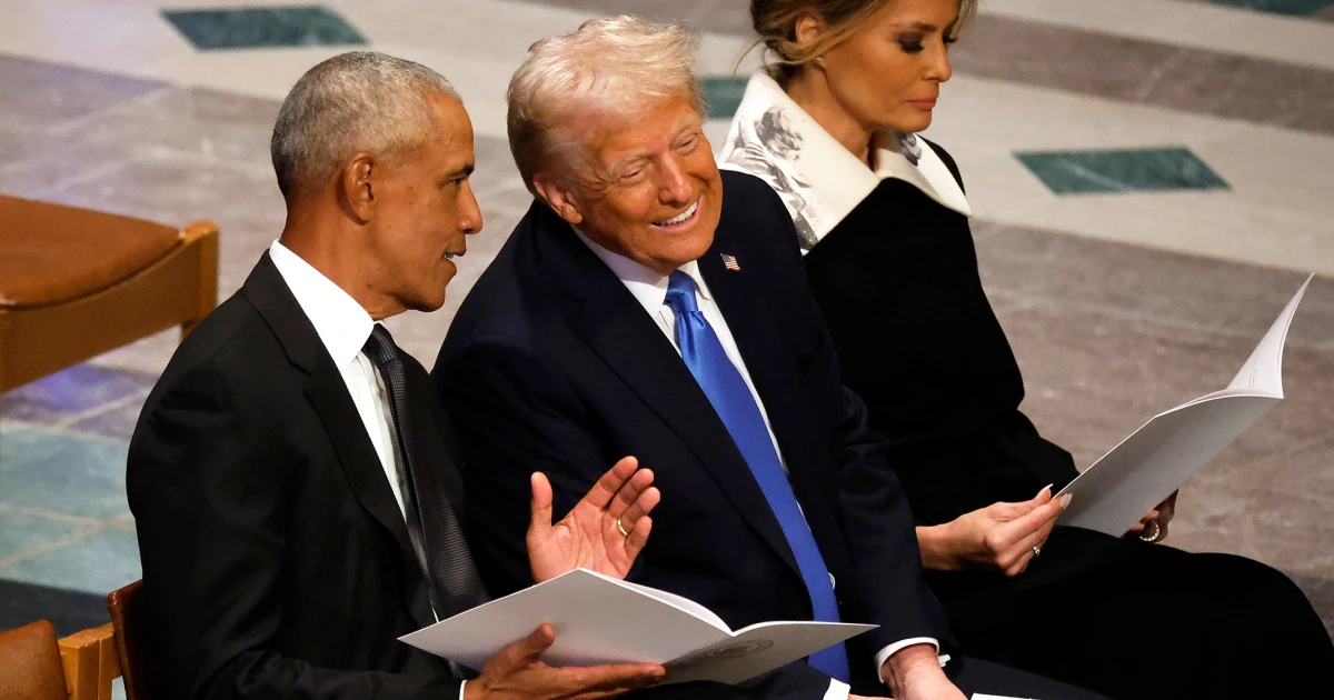 What Did Trump and Obama Talk About At Jimmy Carter's Memorial?